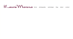 Desktop Screenshot of lauramoreno.net